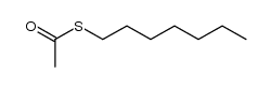 1-acetylsulfanyl-heptane结构式