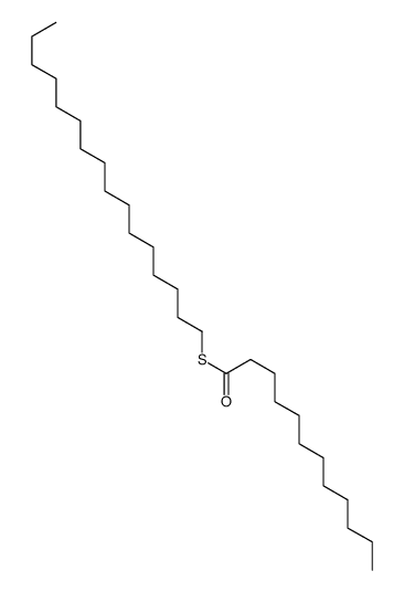 S-Hexadecyl dodecanethioate结构式