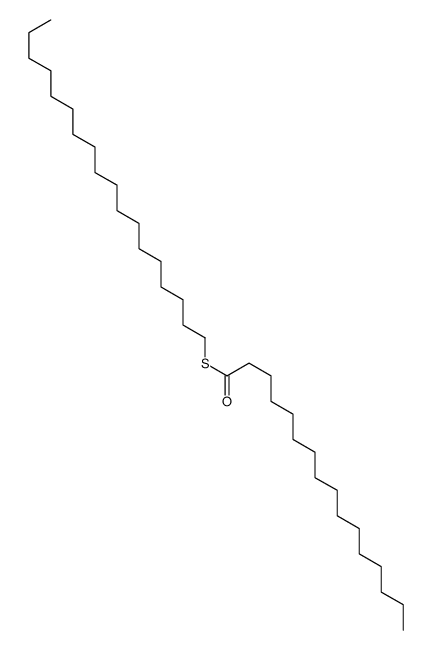 S-Octadecyl hexadecanethioate结构式