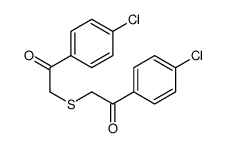 1-(4-CHLORO-PHENYL)-2-[2-(4-CHLORO-PHENYL)-2-OXO-ETHYLSULFANYL]-ETHANONE结构式