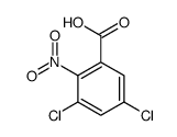 3,5-dichloro-2-nitrobenzoic acid结构式