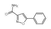 5-苯基-3-异噁唑羧酰胺结构式