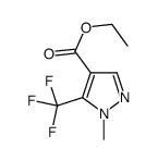 1-甲基-5-(三氟甲基)-1H-吡唑-4-羧酸乙酯结构式