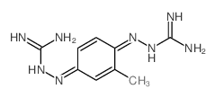 2-[(4-carbamimidoyldiazenyl-2-methyl-phenyl)amino]guanidine结构式