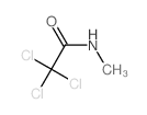Acetamide,2,2,2-trichloro-N-methyl-结构式