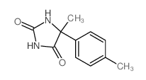5-甲基-5-(4-甲基苯基)咪唑烷-2,4-二酮结构式