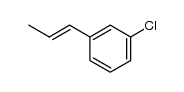(E)-1-chloro-3-(1-propenyl)-benzene结构式