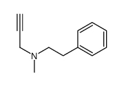 N-methyl-N-(2-phenylethyl)prop-2-yn-1-amine结构式