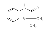 Propanamide,2-bromo-2-methyl-N-phenyl-结构式