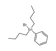 dibutylphenylstannyl bromide结构式