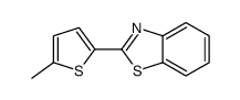 2-(5-methylthiophen-2-yl)-1,3-benzothiazole结构式