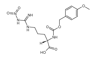 Z(OMe)-Arg(NO2)-OH结构式