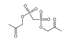 bis(2-oxopropyl) methanedisulfonate结构式
