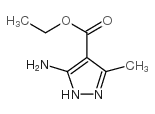 1-甲基-5-氨基吡唑-4-羧酸乙酯结构式