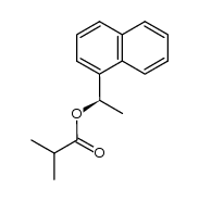 (S)-1-(1-Naphthyl)ethanol isobutyric ester结构式