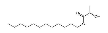 1-dodecyl L-lactate结构式
