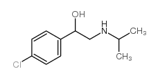 1-(4-氯苯基)-2-异丙胺乙醇结构式