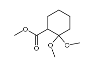methyl 2,2-dimethoxycyclohexanecarboxylate结构式