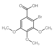 2-溴-3,4,5-三甲氧基苯甲酸结构式