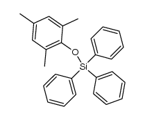 1,3,5-trimethyl-2-(triphenylsilyloxy)benzene结构式