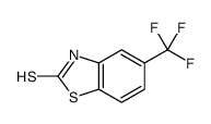 2-疏基-5-(三氟甲基)苯并噻唑结构式