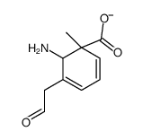 6-amino-1-methyl-5-(2-oxoethyl)cyclohexa-2,4-diene-1-carboxylate结构式