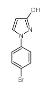 1-(4-溴苯基)-3-羟基-1H-吡唑结构式