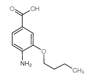 3-butoxy-4-aminobenzoic acid结构式