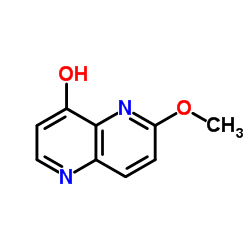 6-甲氧基-[1,5]-萘啶-4-醇结构式