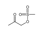 1-methylsulfonyloxypropan-2-one结构式