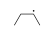 s-butyl radical结构式