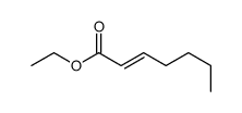 ethyl hept-2-enoate结构式