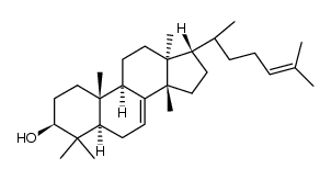 (5α)-eupha-7,24-dien-3β-ol结构式