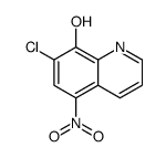 7-chloro-5-nitroquinolin-8-ol结构式
