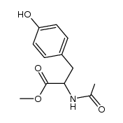 l-N-acetyl tyrosine methyl ester结构式