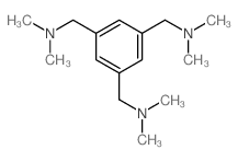 1,3,5-Benzenetrimethanamine,N1,N1,N3,N3,N5,N5-hexamethyl-结构式