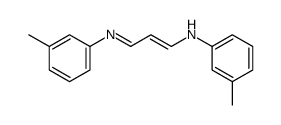 N-[3-m-tolylamino]-2-propenylidene]-m-toluidine结构式