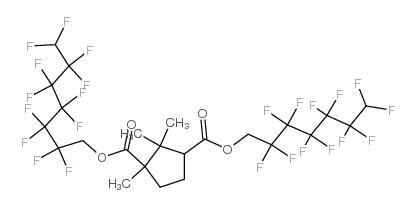 二(1H,1H,7H-全氟庚基)二樟脑酸结构式