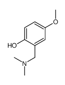 2-[(dimethylamino)methyl]-4-methoxyphenol结构式