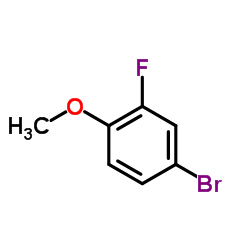 4-溴-2-氟苯甲醚结构式