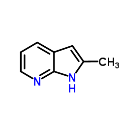 2-甲基-7-氮杂吲哚结构式