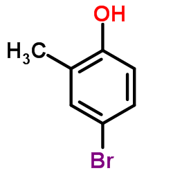 4-溴-2-甲基苯酚结构式