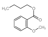 Benzoic acid,2-methoxy-, butyl ester结构式