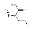 Urea,N-(2-chloroethyl)-N-nitroso-结构式