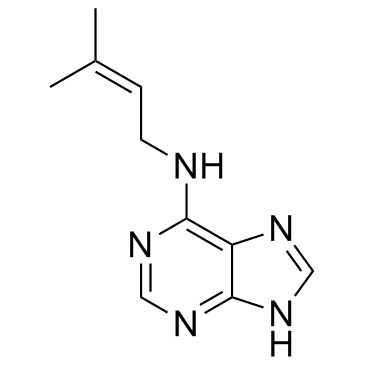 N6-异戊烯基腺嘌呤结构式