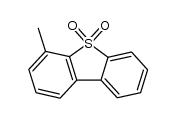 4-Methyldibenzothiophen-5,5-dioxid结构式