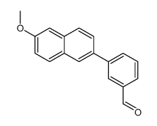 3-(6-methoxynaphthalen-2-yl)benzaldehyde结构式