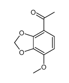 1-(7-methoxy-1,3-benzodioxol-4-yl)ethanone结构式