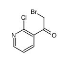 2-bromo-1-(2-chloropyridin-3-yl)ethanone结构式