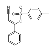 [(E)-2-cyano-1-phenylethenyl] 4-methylbenzenesulfonate结构式